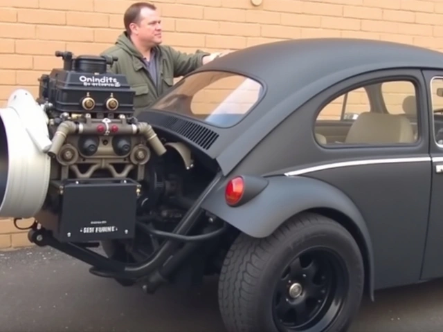 Fusca com Motor de Tanque da Segunda Guerra: Uma Fusão Inédita com 220 HP