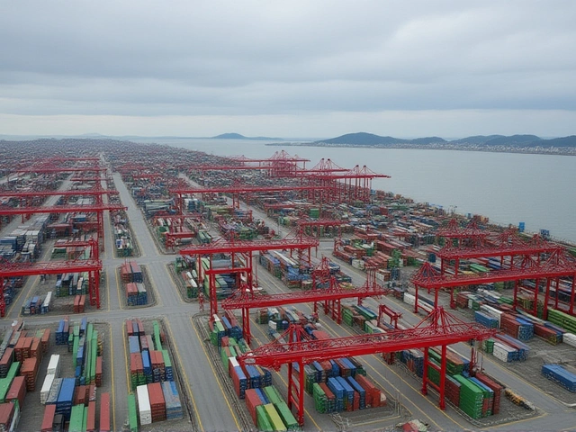 Porto de Shanghai rompe recorde: 50 milhões de TEUs movimentados